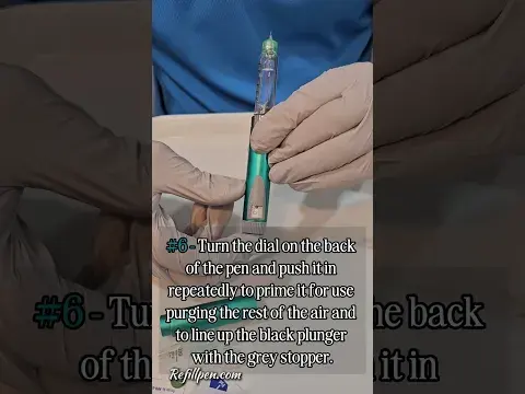 Filling your refillpen