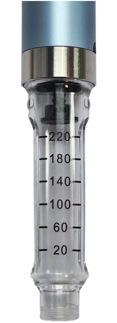 RefillPen 3 mL glass cartridge with unit markings
